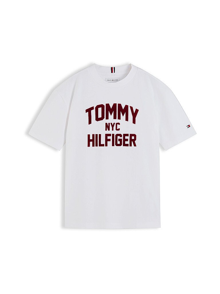 TOMMY HILFIGER Jungen T-Shirt weiss | 140