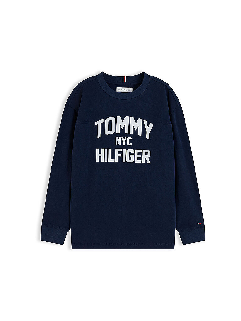 TOMMY HILFIGER Jungen Langarmshirt  dunkelblau | 140