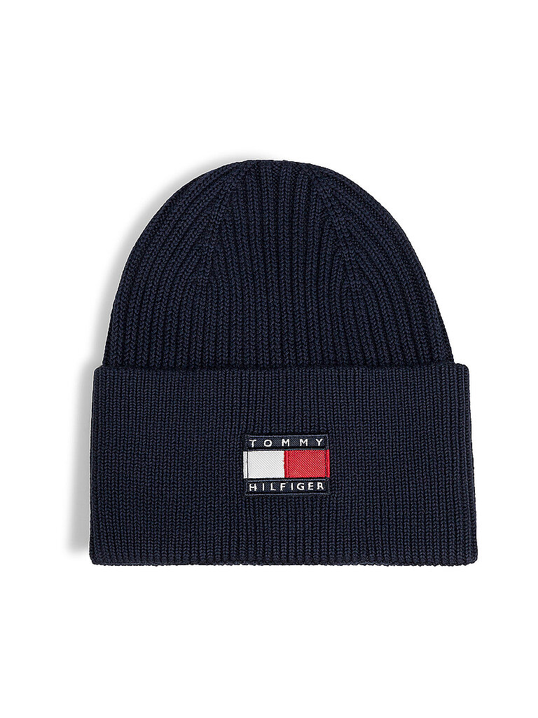 TOMMY HILFIGER Kinder Mütze - Haube dunkelblau