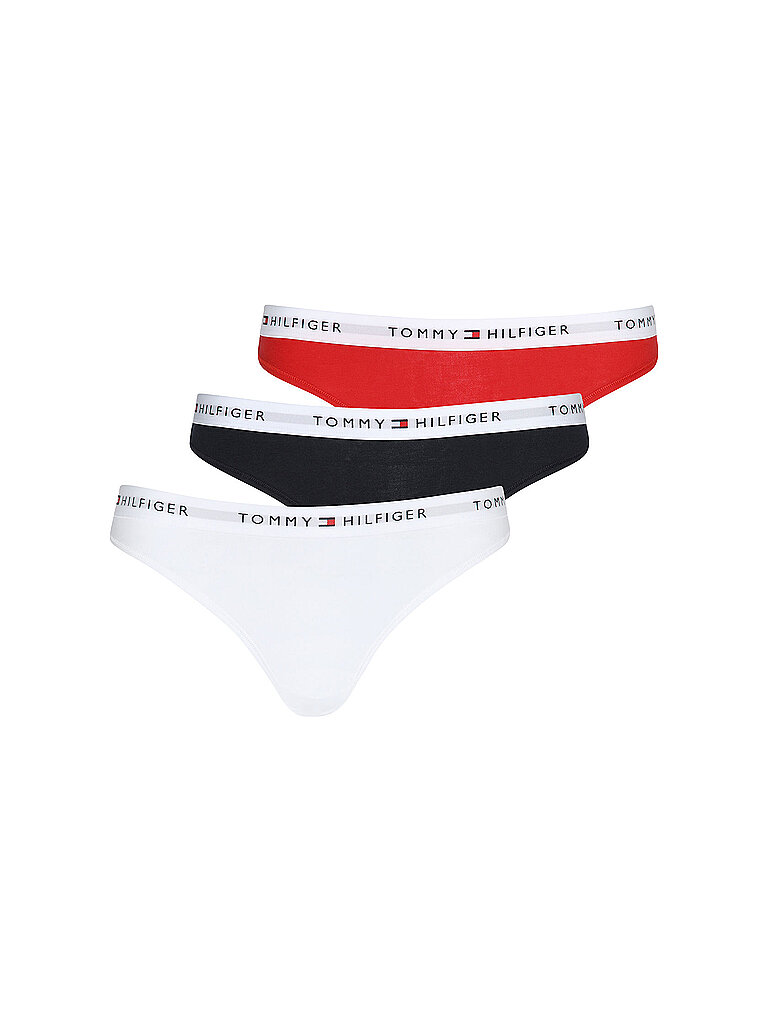 TOMMY HILFIGER String 3er Pkg. white weiss | XS