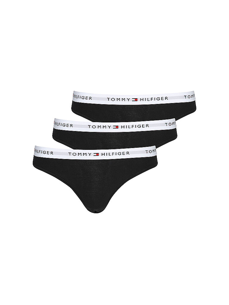 TOMMY HILFIGER Slips 3er Pkg. black schwarz | M