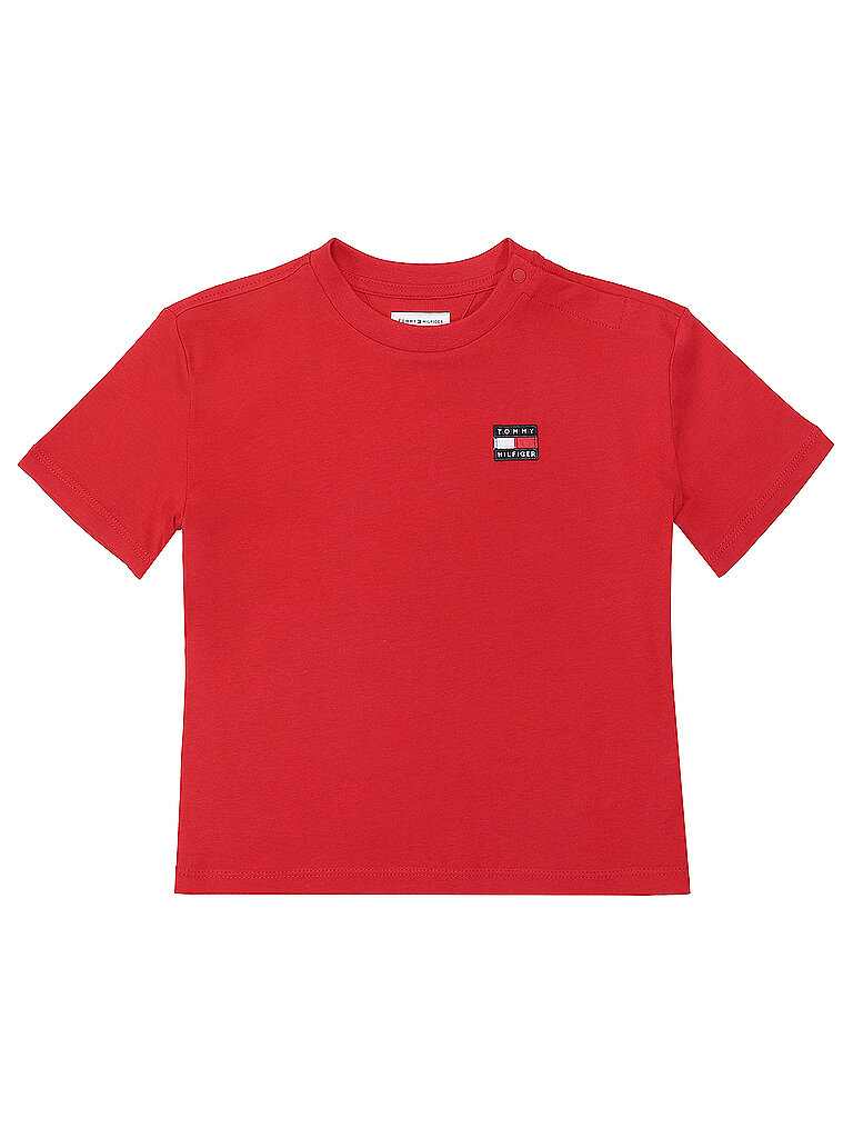 TOMMY HILFIGER Jungen T-Shirt rot | 128