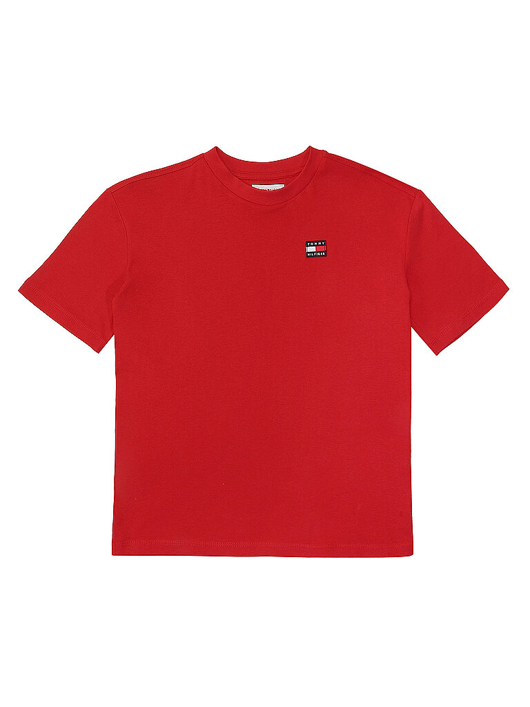 TOMMY HILFIGER Jungen T-Shirt rot | 140