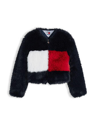 TOMMY JEANS | Jacke in Felloptik 