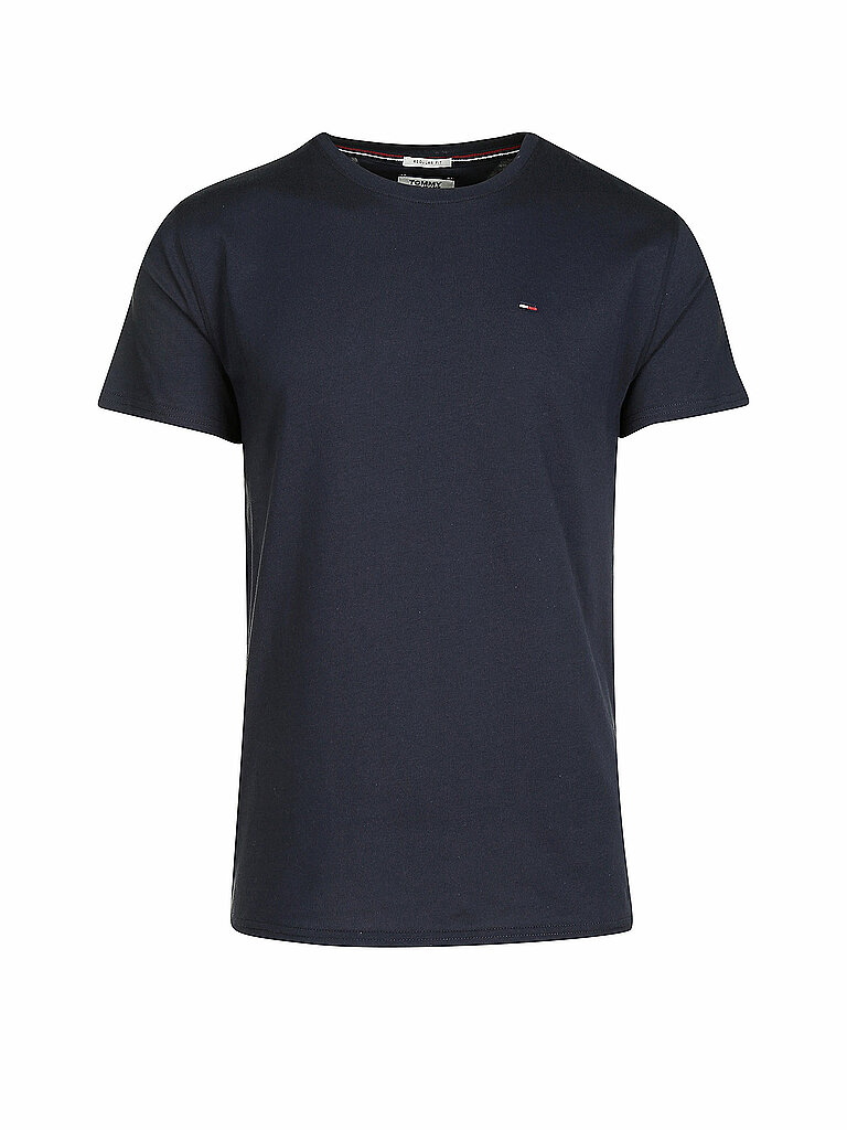 Tommy Jeans Herren Tjm Xslim Jersey Tee Dm0dm04411 Langarmhemd, Blue (Black Iris), S EU