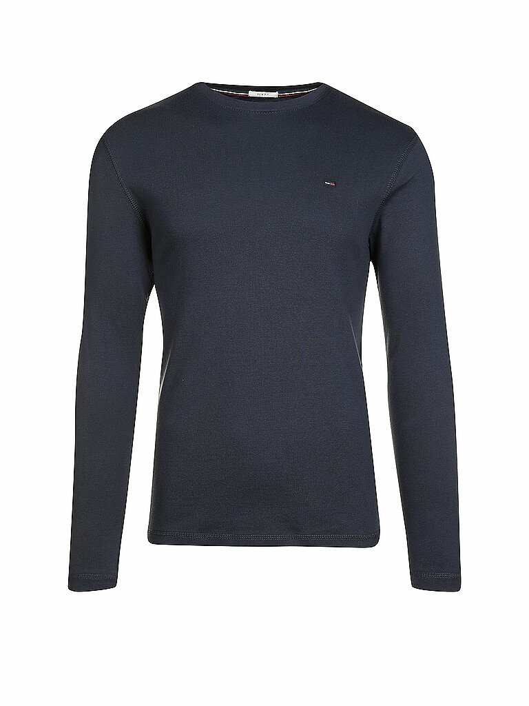 Tommy Jeans Herren Langarmshirt TJM Original Langarm, Blau (Black Iris), M