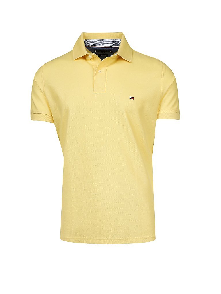 TOMMY HILFIGER Poloshirt Regular-Fit gelb | S