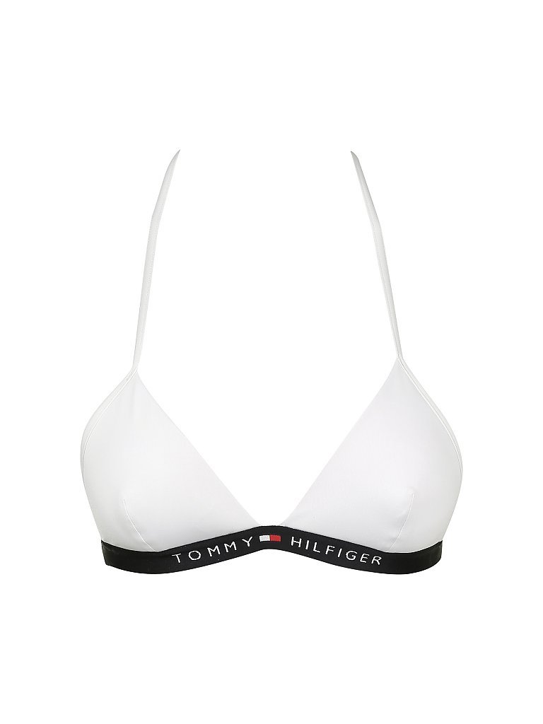 TOMMY HILFIGER Triangle Bikinioberteil weiß | L
