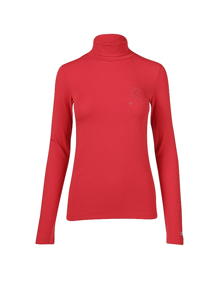TOMMY HILFIGER Rollkragenpullover rot | XS
