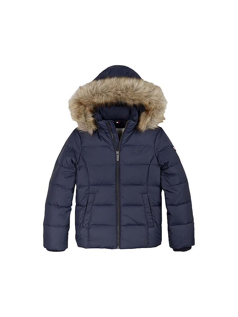 TOMMY HILFIGER Mädchen Daunenjacke blau | 140