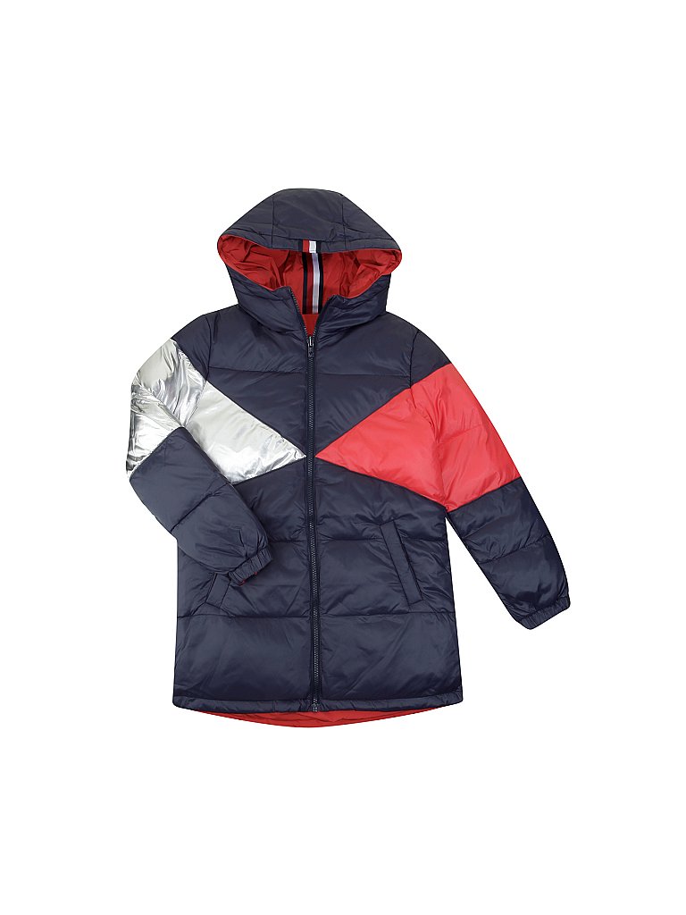 TOMMY HILFIGER Jungen Wende Steppjacke  blau | 152