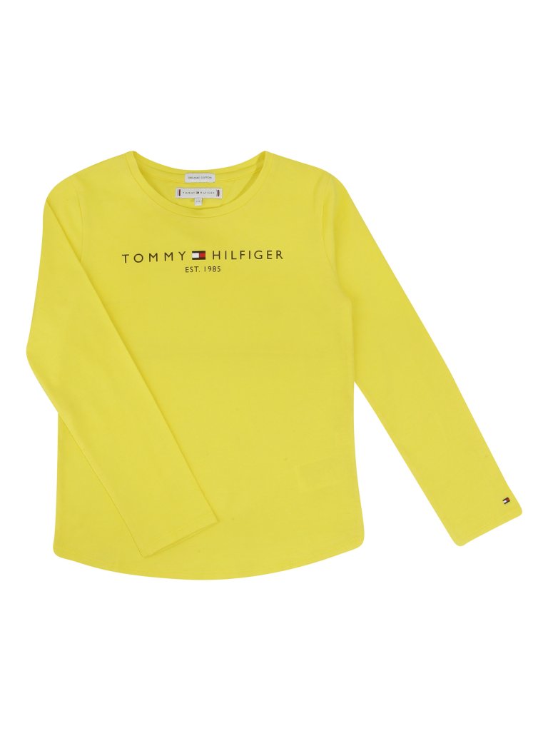 TOMMY HILFIGER Mädchen Langarmshirt gelb | 92