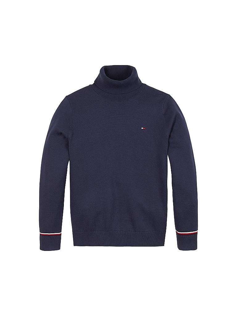 TOMMY HILFIGER Jungen Rollkragenpullover  Essential  blau | 140