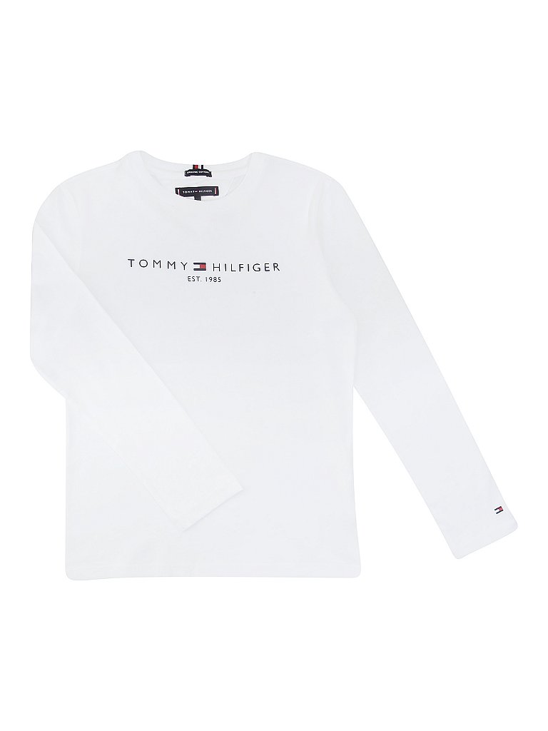 TOMMY HILFIGER Jungen Langarmshirt weiß | 140