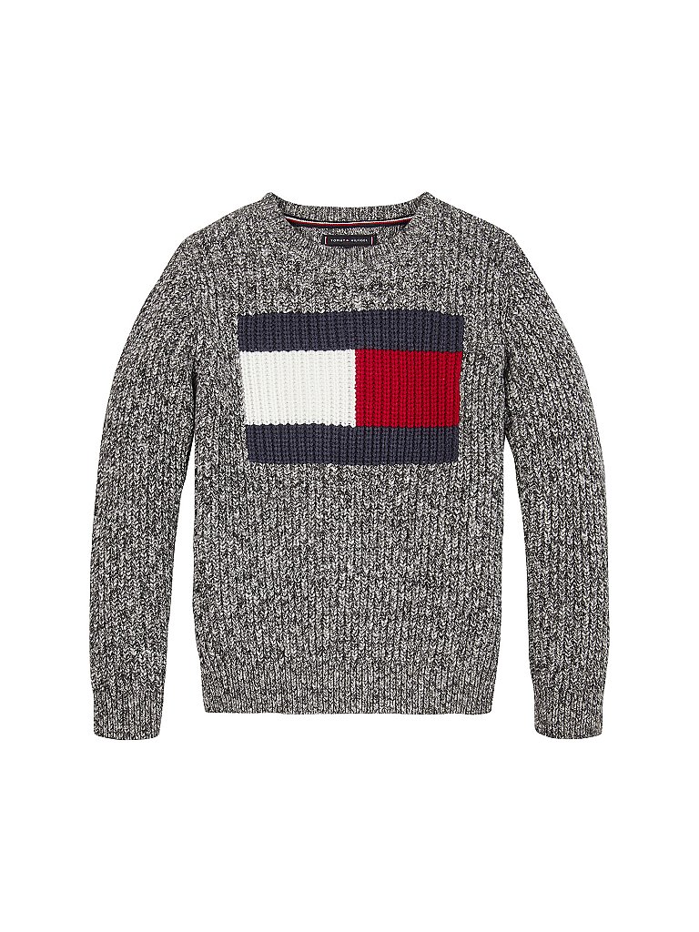 TOMMY HILFIGER Jungen Pullover schwarz | 140