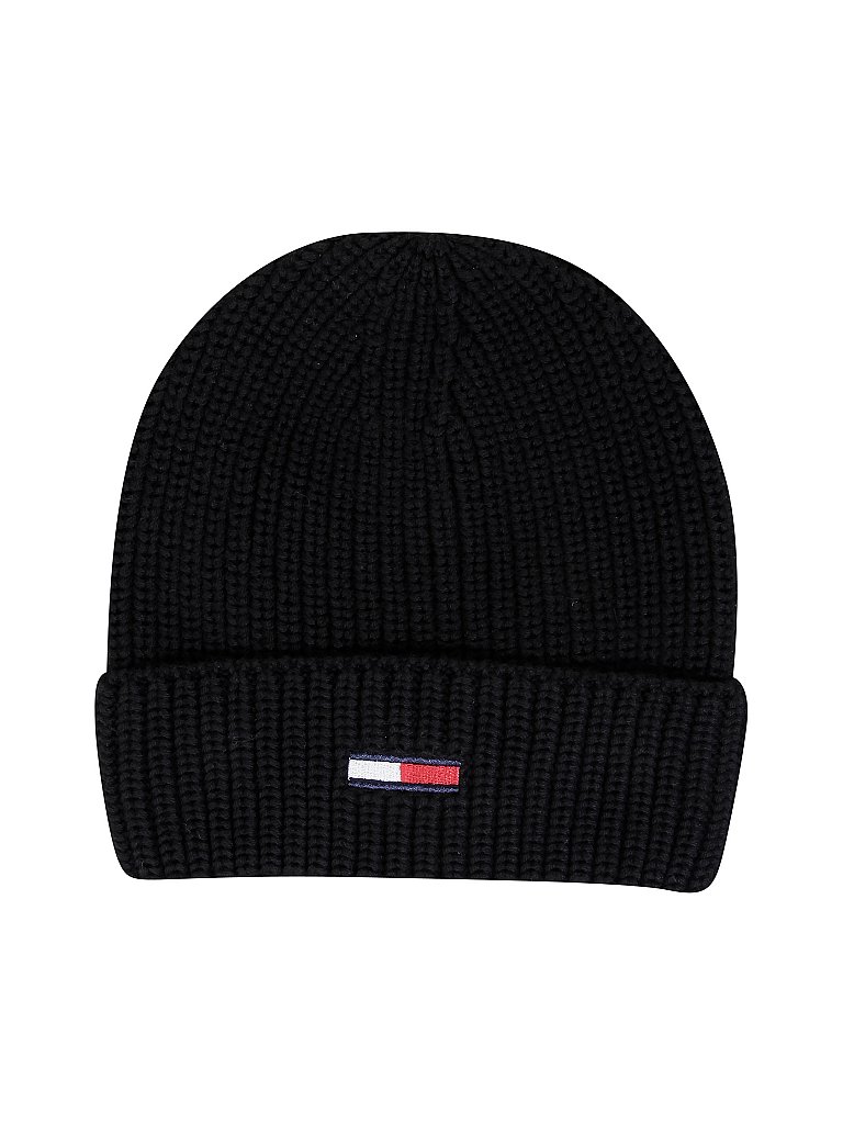 TOMMY HILFIGER Mütze - Beanie schwarz