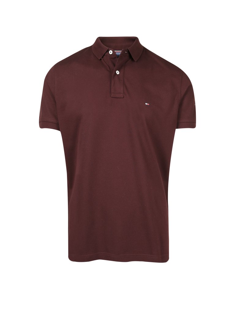 TOMMY HILFIGER Poloshirt Regular Fit rot | S
