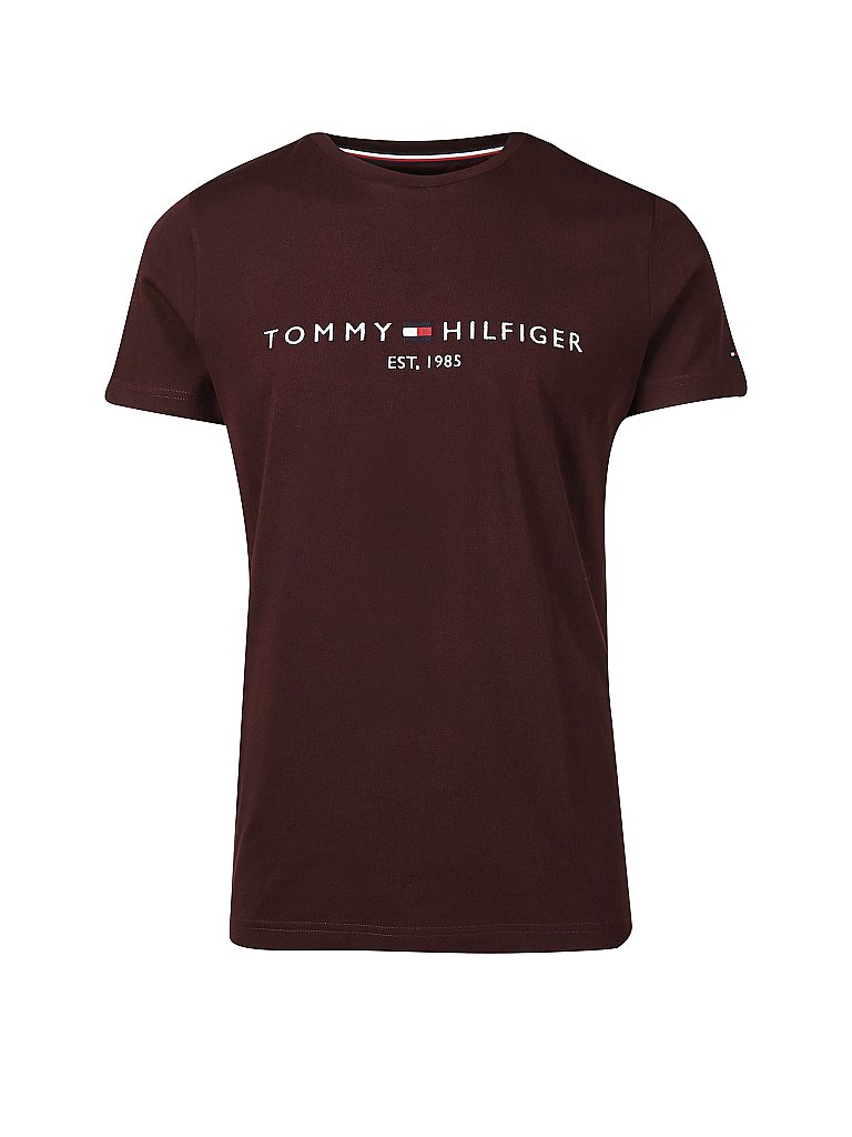 TOMMY HILFIGER T Shirt Regular Fit  rot | S