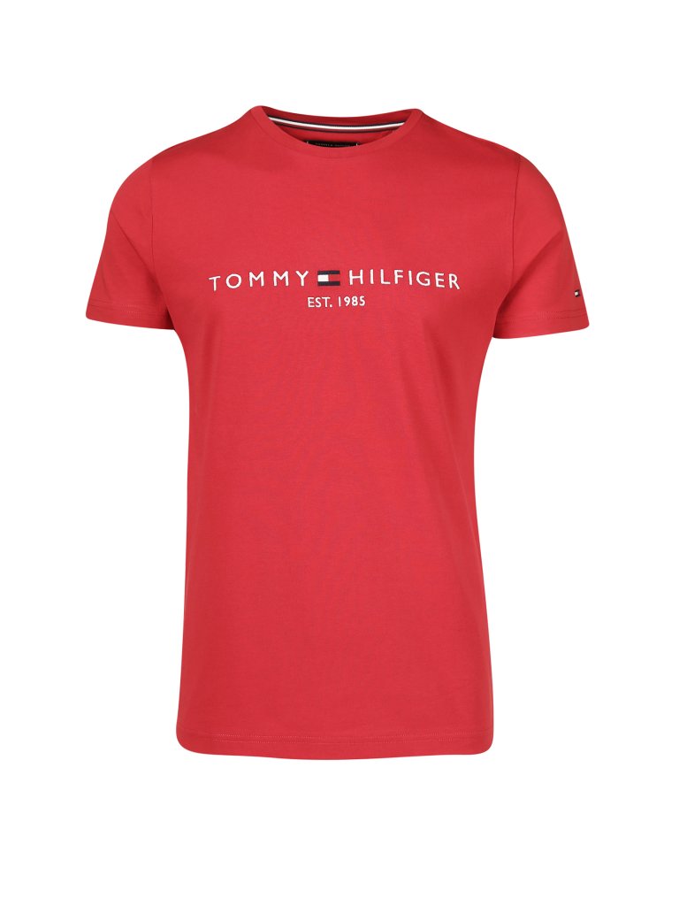 TOMMY HILFIGER T Shirt Regular Fit  rot | M