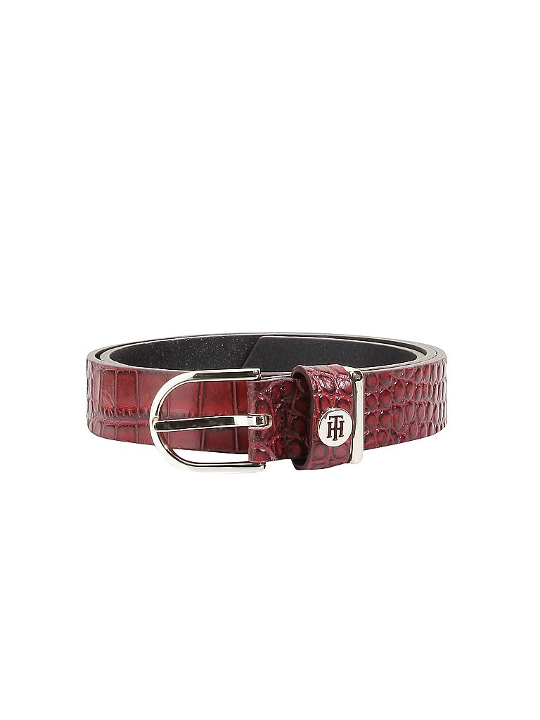 TOMMY HILFIGER Ledergürtel  Classic  rot | 75
