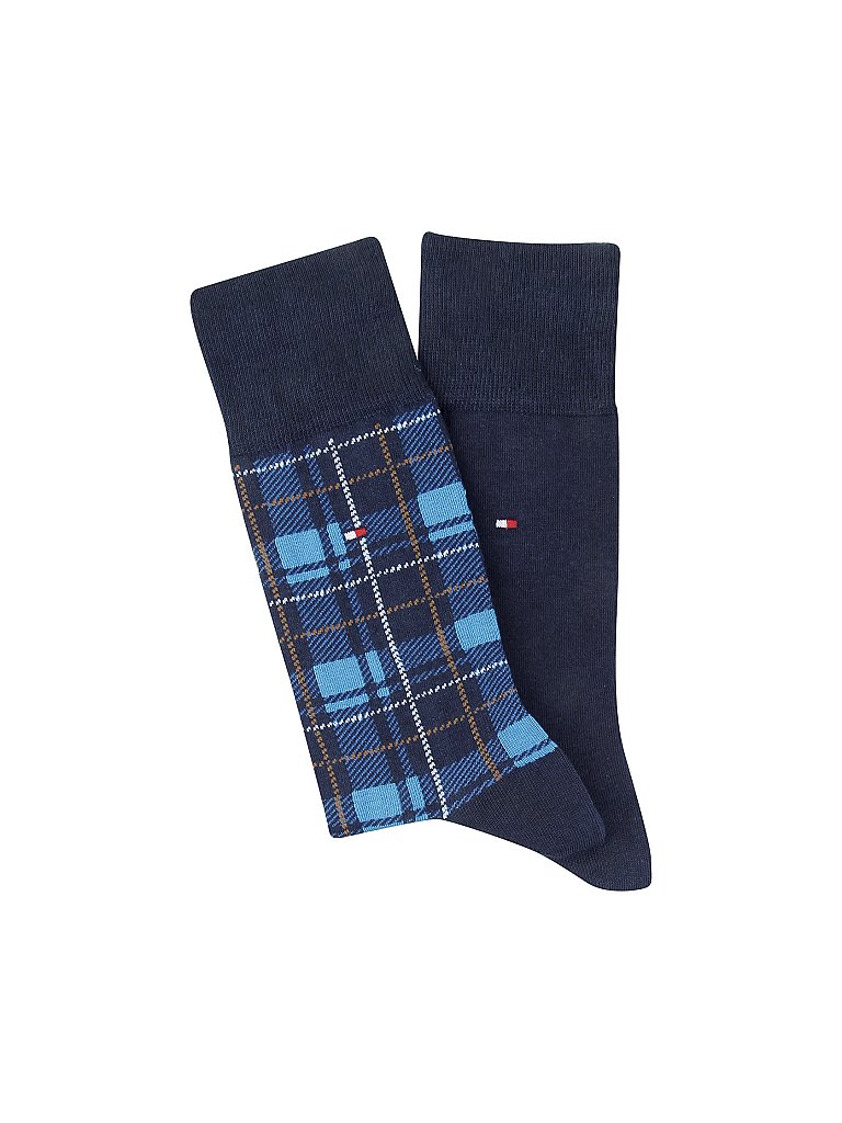 TOMMY HILFIGER Herren Socken 2er Pkg ( navy )  blau | 39-42