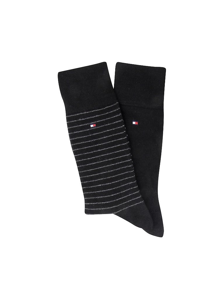 TOMMY HILFIGER Socken 2er Pkg schwarz | 43-46