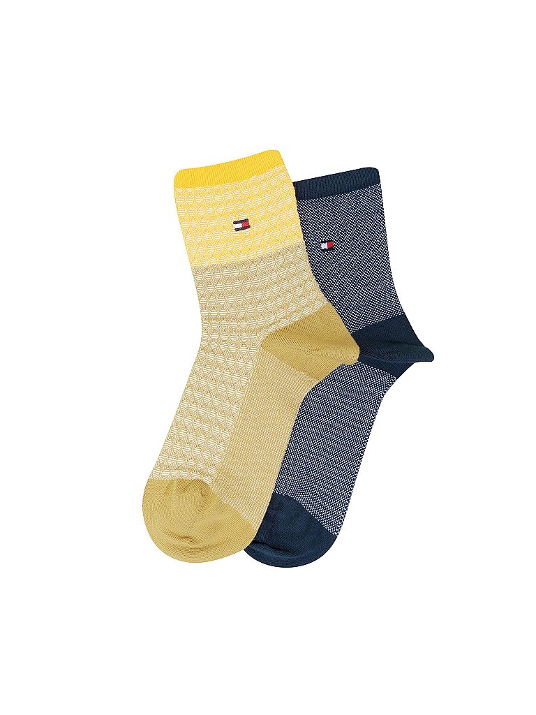 TOMMY HILFIGER Damen Socken 2er Pkg gelb | 35-38