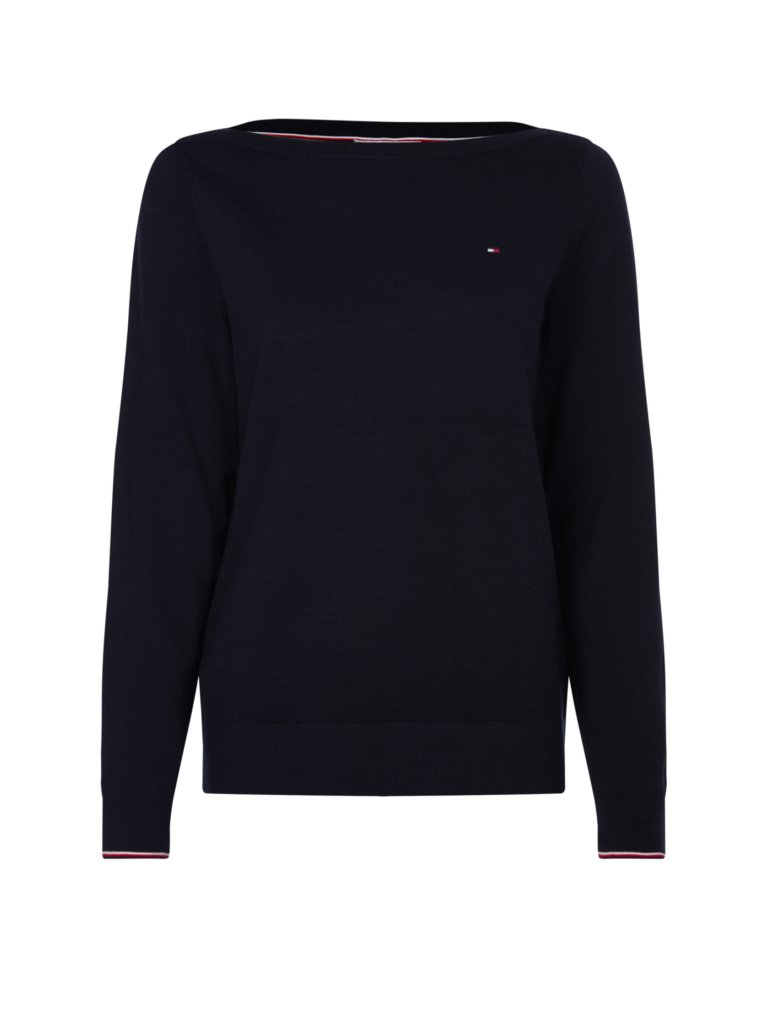 TOMMY HILFIGER Pullover Regular Fit  blau | L