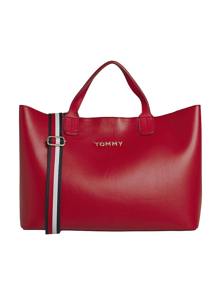 TOMMY HILFIGER Tasche - Henkeltasche  Iconic  rot