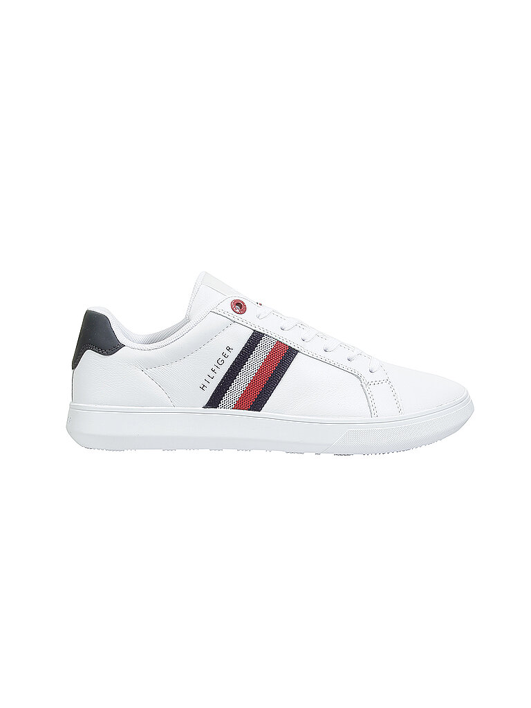TOMMY HILFIGER Ledersneaker  Essential  weiß | 41