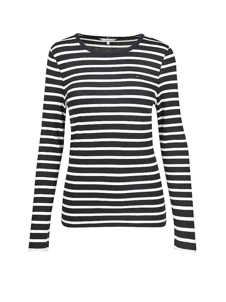 TOMMY HILFIGER Langarmshirt  blau | XS