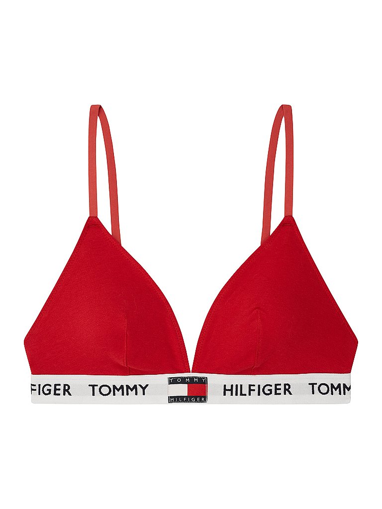TOMMY HILFIGER Bustier Padded Triangle BH rot | L