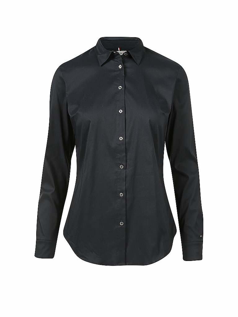 TOMMY HILFIGER Bluse Slim Fit blau | 2