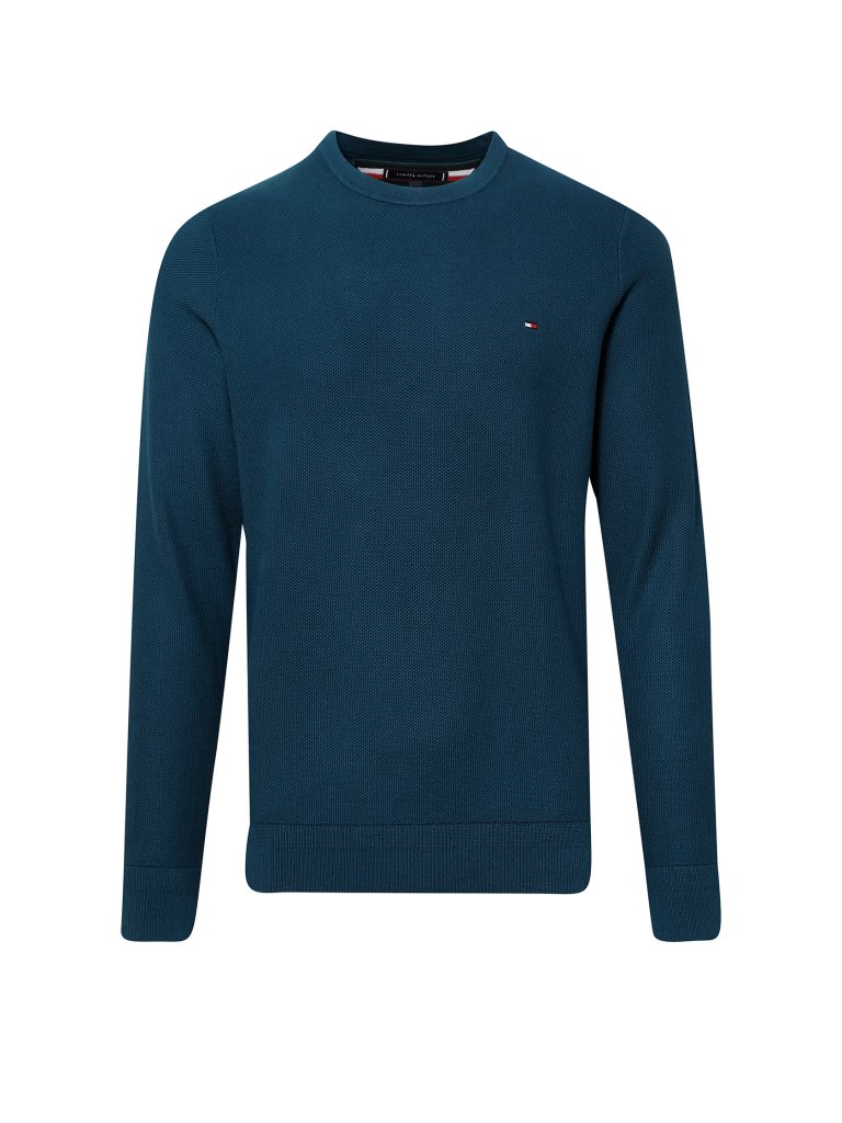 TOMMY HILFIGER Pullover Regular Fit  blau | M