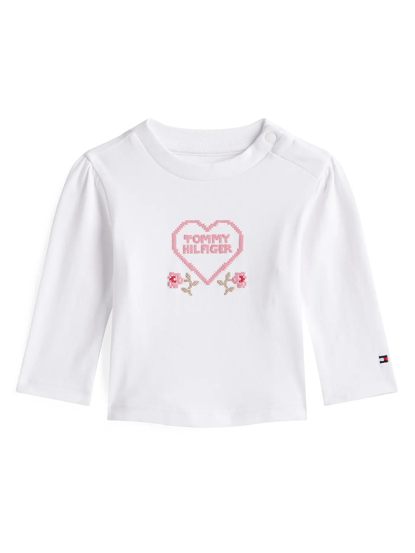 TOMMY HILFIGER | Baby Langarmshirt | weiss