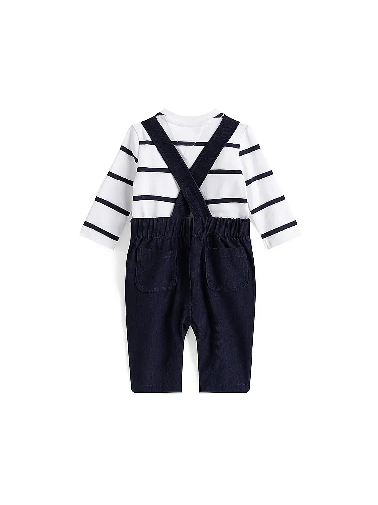 TOMMY HILFIGER | Baby Set 2-teilig Langarmshirt und Latzhose | 