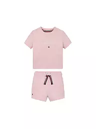 TOMMY HILFIGER | Baby Set 2-teilig T-Shirt und Shorts | rosa