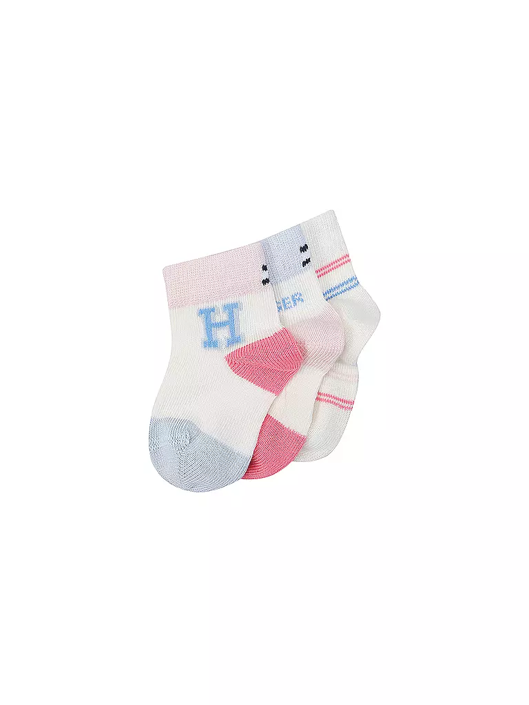 TOMMY HILFIGER | Baby Socken 3er Pkg. pink | rosa