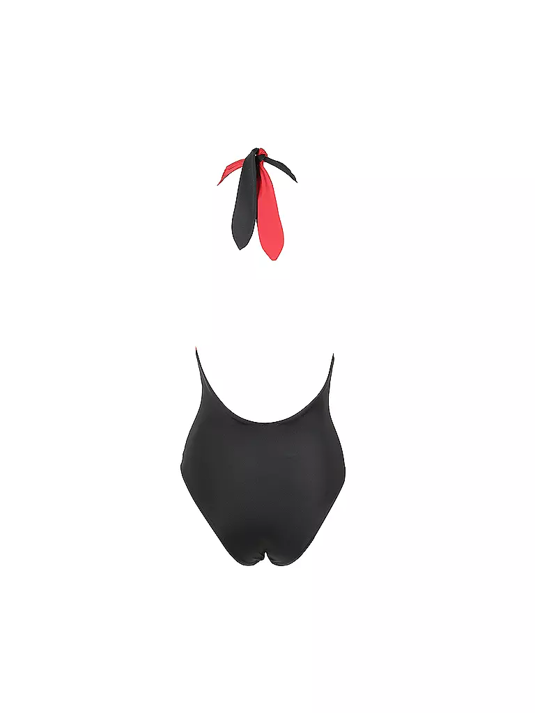 TOMMY HILFIGER | Badeanzug Cheeky One Piece Plunge | rot