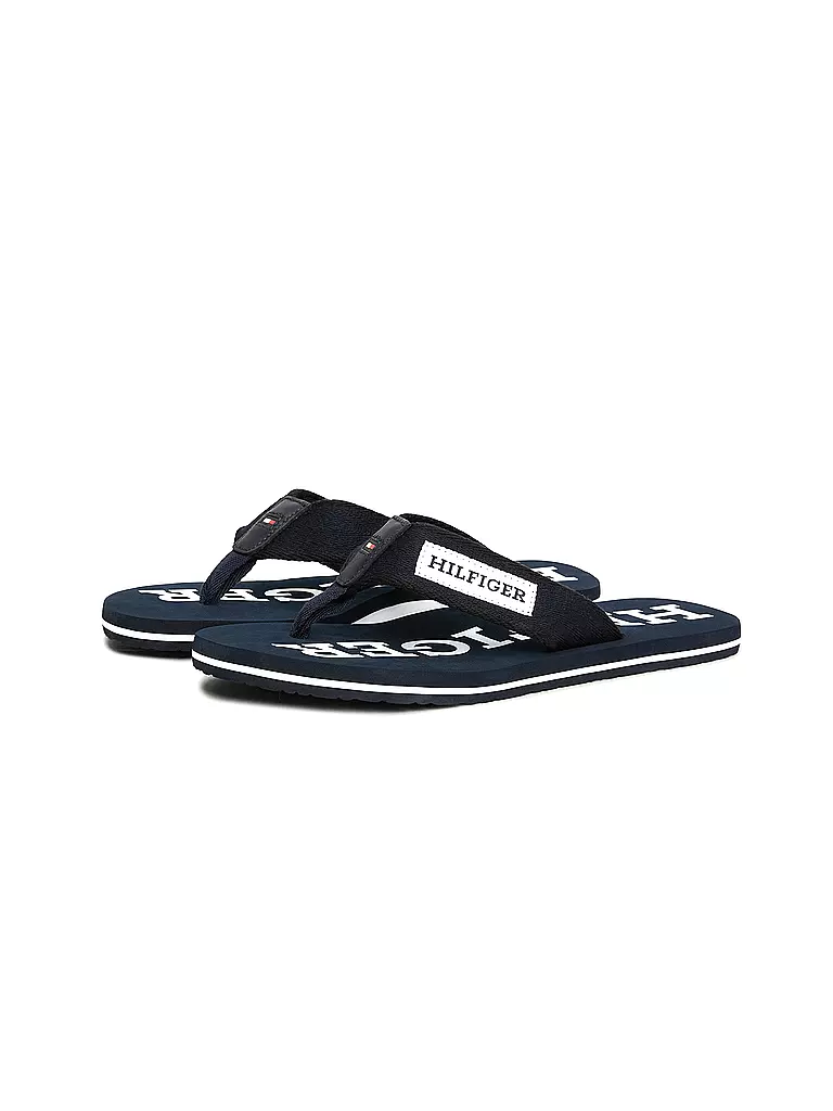 TOMMY HILFIGER | Badeschuhe - Zehentrenner  | blau