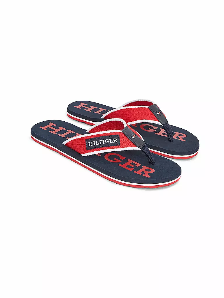 TOMMY HILFIGER | Badeschuhe - Zehentrenner  | rot