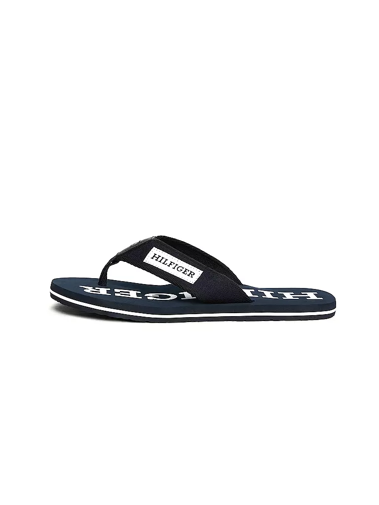 TOMMY HILFIGER | Badeschuhe - Zehentrenner  | blau