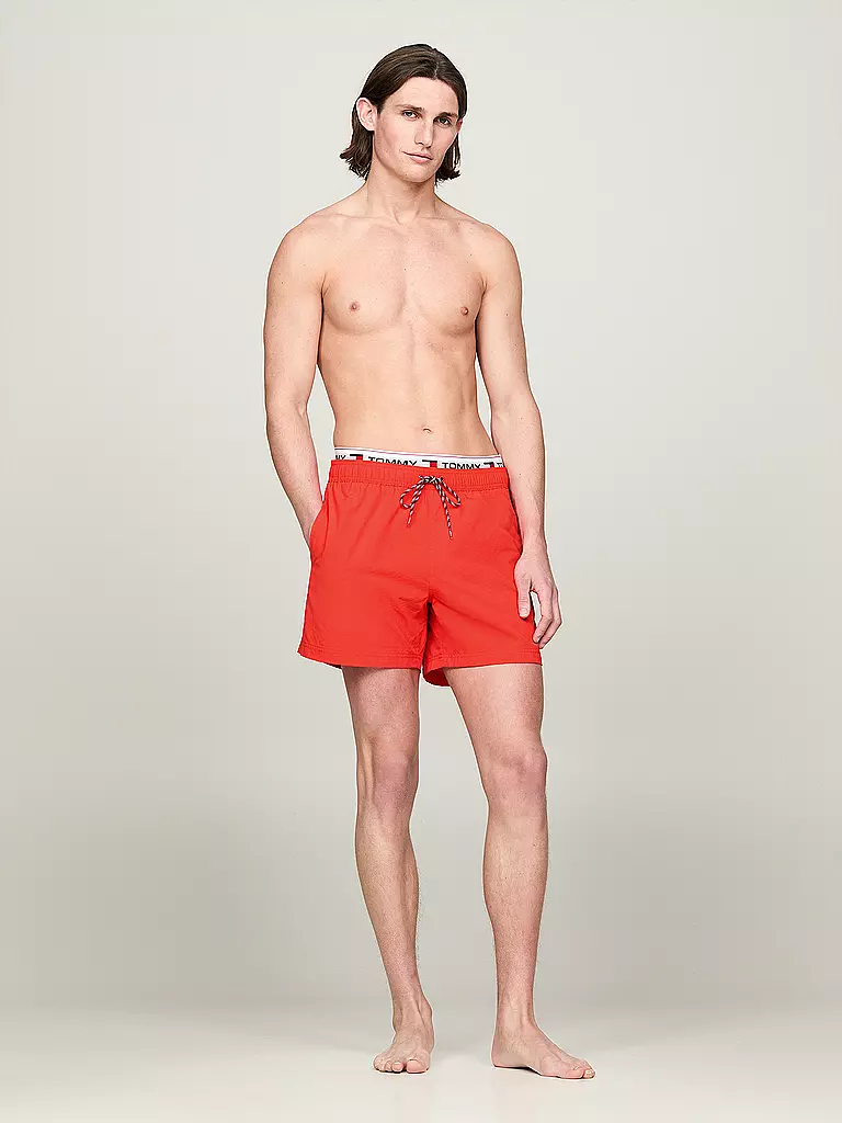 TOMMY HILFIGER | Badeshorts | rot