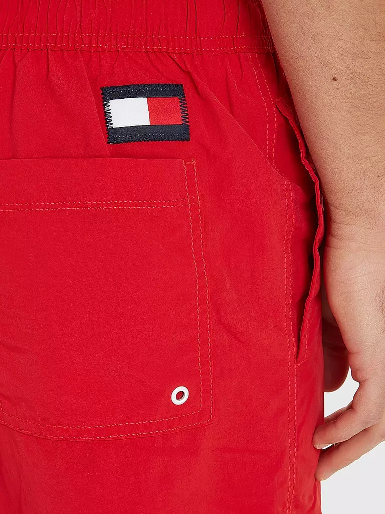 TOMMY HILFIGER | Badeshorts | rot