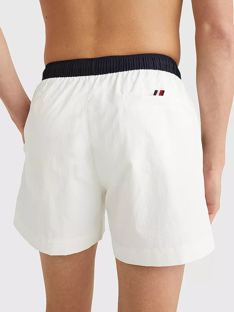 TOMMY HILFIGER | Badeshorts | weiss