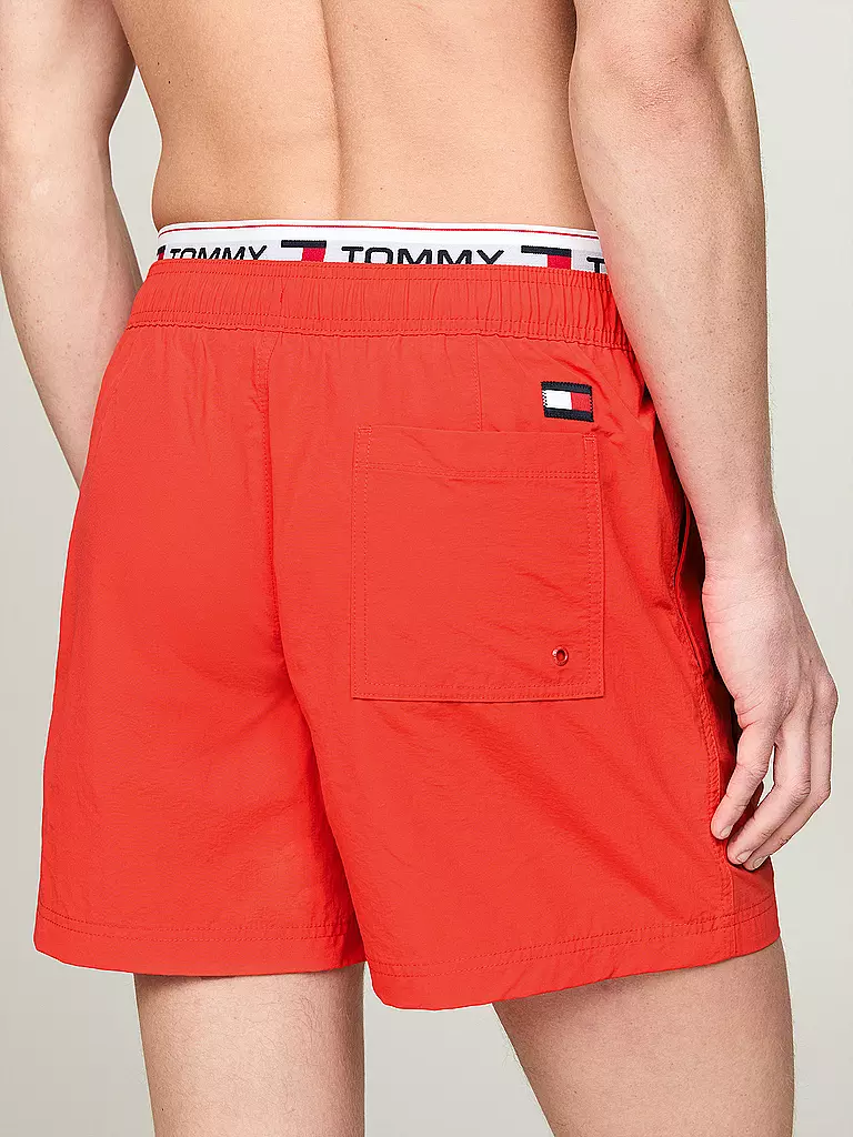 TOMMY HILFIGER | Badeshorts | rot