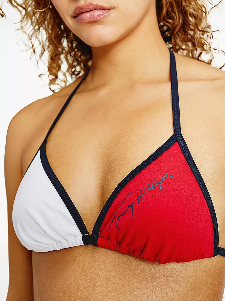 TOMMY HILFIGER | Bikini Oberteil | blau