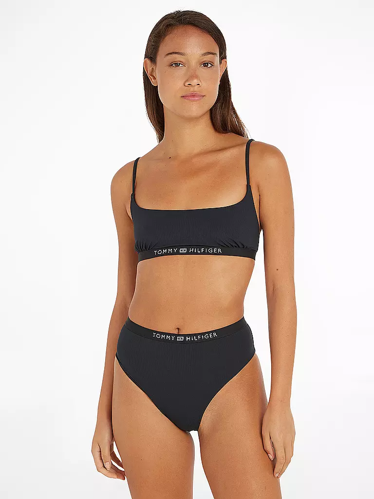 TOMMY HILFIGER | Bikini Top | schwarz