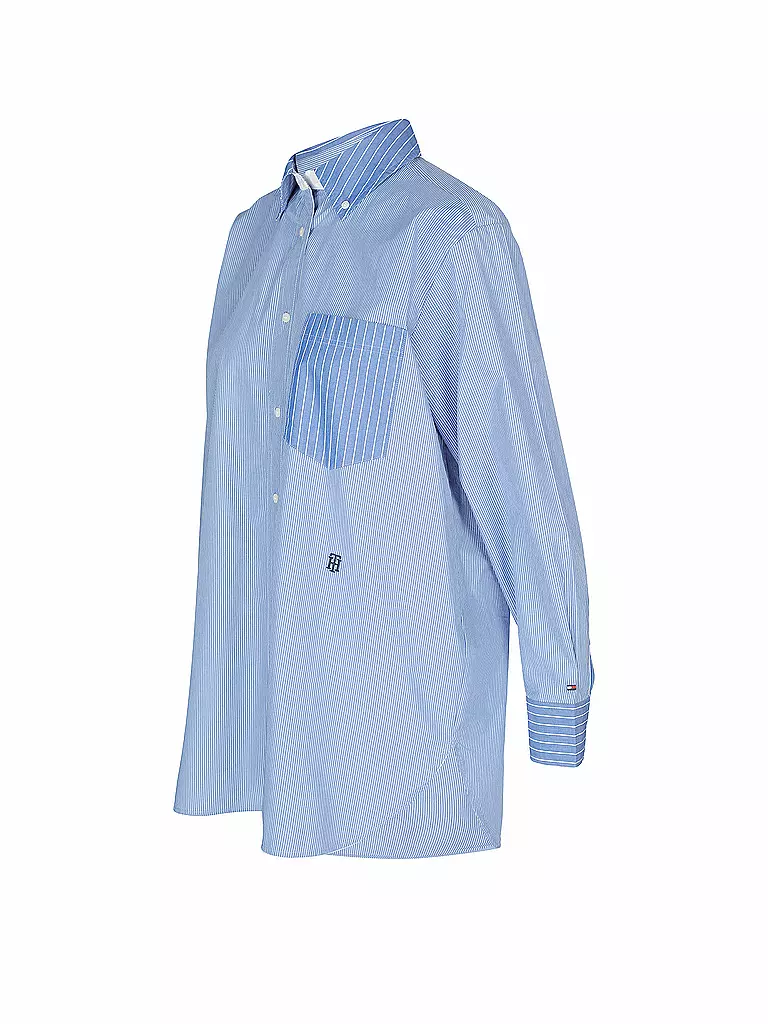 TOMMY HILFIGER | Bluse - Overshirt | blau