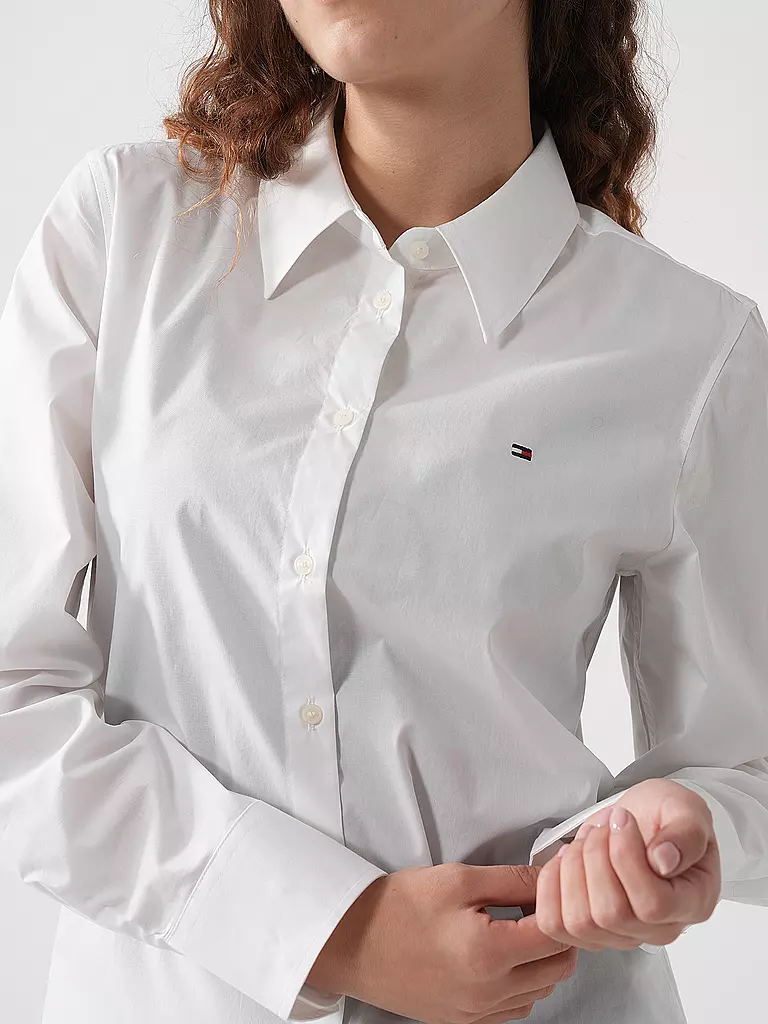 TOMMY HILFIGER | Bluse Regular Fit | dunkelblau